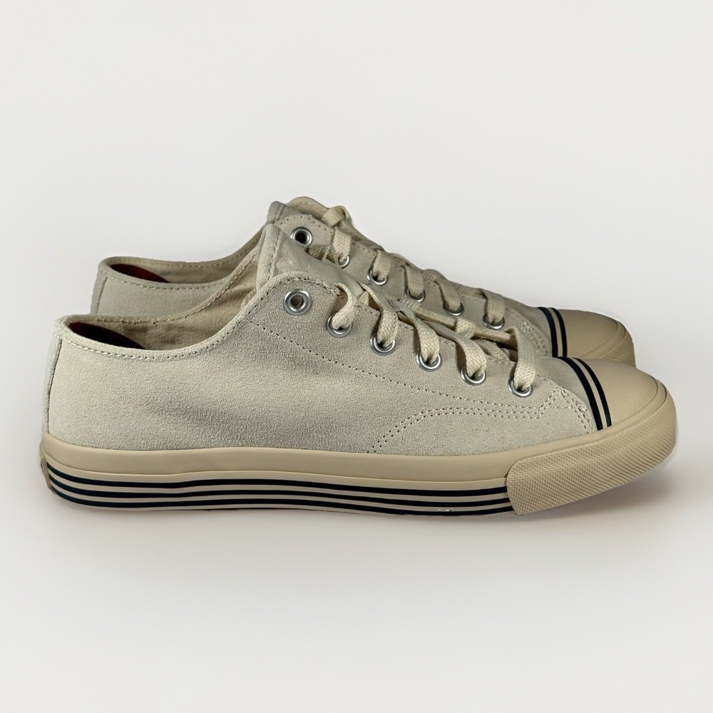 Pro-Keds Super 69er Eco‎ Lace Up Lo Cream Suede Shoes Sneaker Mens Size 10 B0255